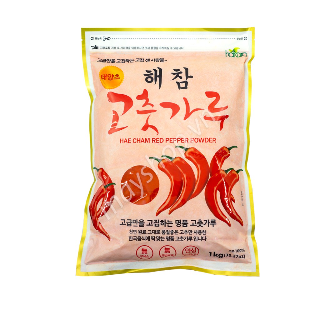 Ớt bột Hàn Quốc Hanaro Haecham (1kg)