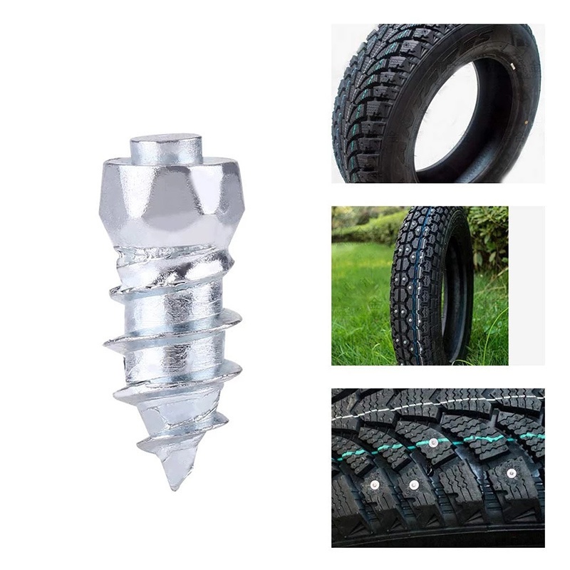 Bộ 10 Đinh Vít Chống Trượt Gắn Lốp Xe Hơi / Xe Máy / Xe Tải Chất Lượng Cao