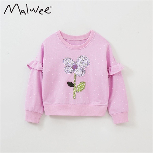 BST áo nỉ họa tiết 01 Little Maven/Malwee cho bé gái 2-8 tuổi - Little Maven Official Store