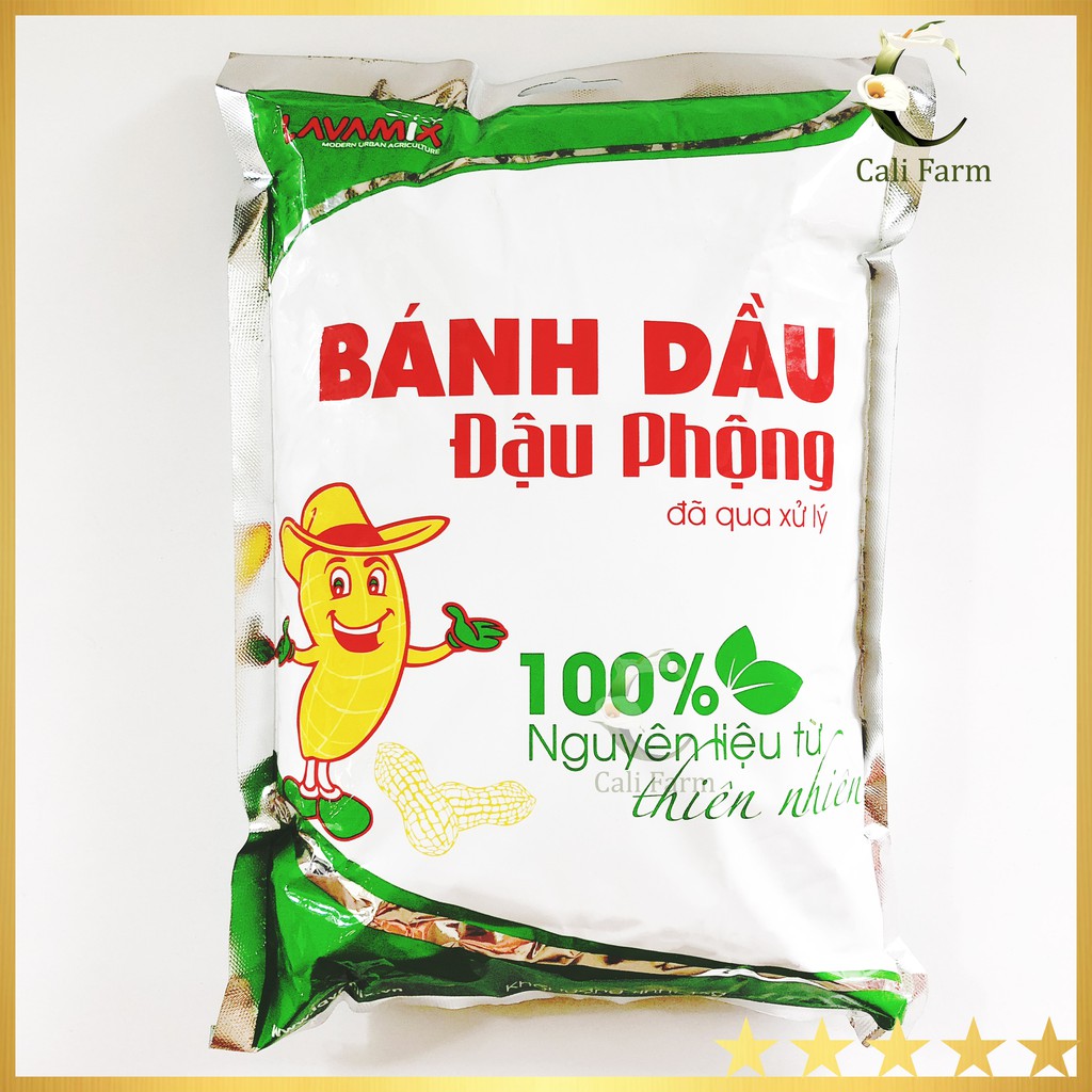 Phân Bánh Dầu ĐẬU PHỘNG Đã Qua Xử Lý 100% Nguyên liệu từ Thiên Nhiên - 1Kg