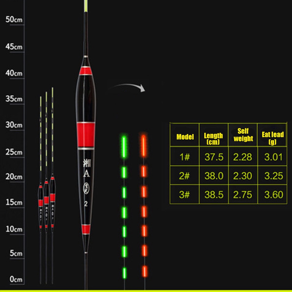 Phao Câu Cá Gắn Đèn LED Có Thể Thay Đổi Màu Sắc