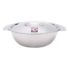 Thố Inox cao cấp Có Nắp có quai Zebra đủ size từ 12cm đến 22cm