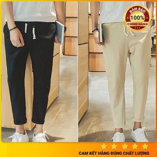 Quần Baggy Kaki unisex Basic nam nữ, Quần Baggy cạp chun ống rộng phong cách Hàn Quốc ulzzang BG01 - Unisex GenZ