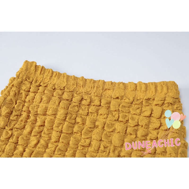 DUNEA Bộ Áo Tank Top Cổ Tròn + Chân Váy Ngắn Gợi Cảm Cho Nữ