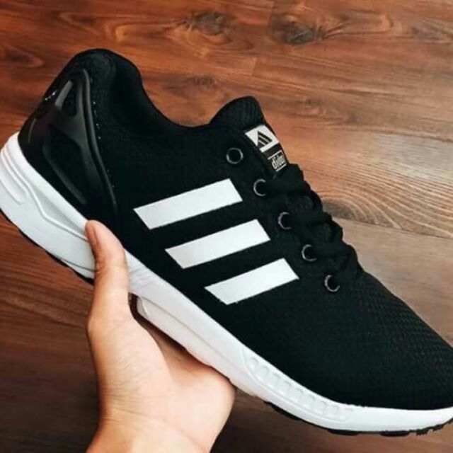 Adidas zx trắng đen
