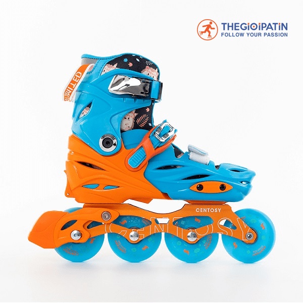Giày Patin Trẻ Em COUGAR Centosy Joy Kid  Phiên Bản Giới Hạn 2022, 8 Bánh Đèn Phát Sáng, Tặng Kèm Phụ Kiện + Khoá H