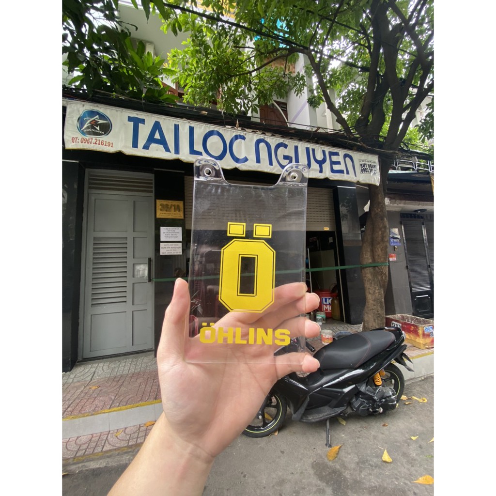 MIKA CHE PHUỘC TRONG SUỐT CHO XE MÁY