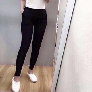 Quần legging đen trơn loại đẹp