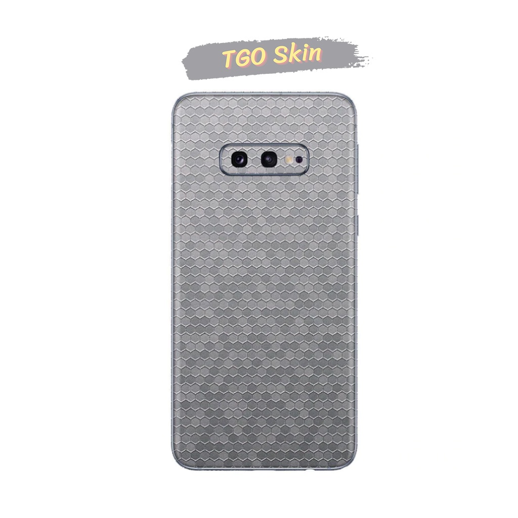 Miếng dán skin Honeycomb Samsung S10 / S10 Plus / S10 5G / S8 / S8 Plus  / S9 / S9 Plus cao cấp