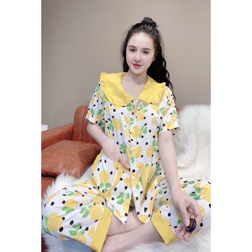 Đồ bộ mặc nhà hoa tiết siêu xinh thoáng mát