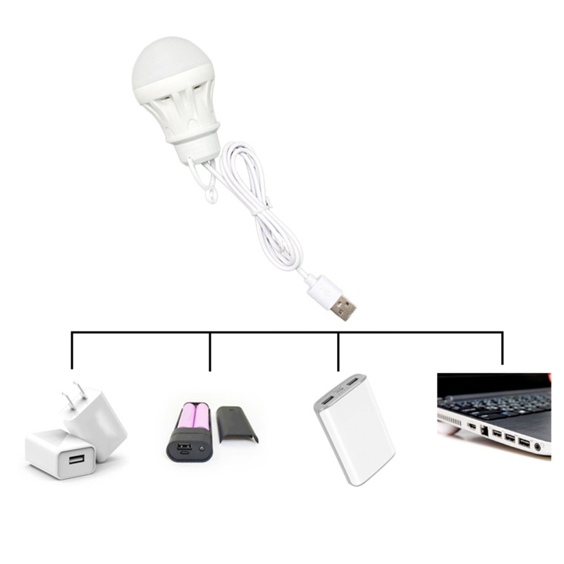 Bóng Đèn Để Bàn 5V Sạc Cổng USB Dùng Cho Học Sinh