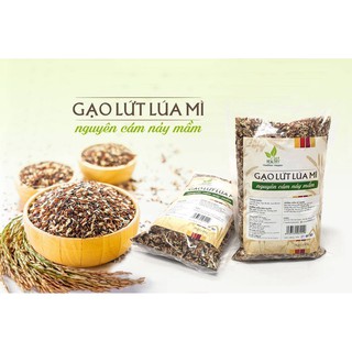 Gạo lứt lúa mì nguyên cám nảy mầm Viethealthy 1kg