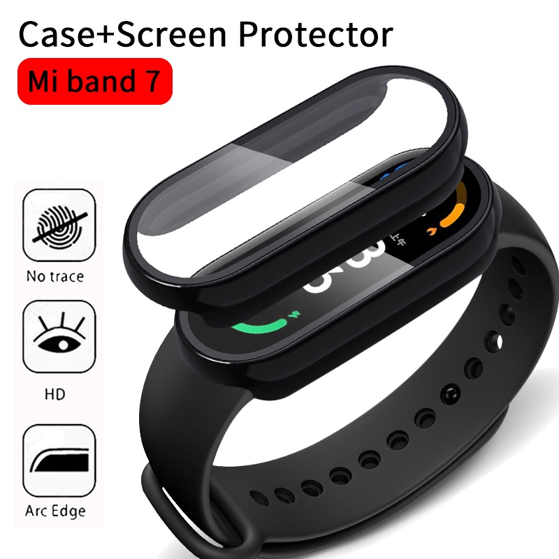 Ốp Điện Thoại PC Tích Hợp Film 3D Chống Trầy Xước Chống Sốc Bảo Vệ Màn Hình Cho Xiaomi Mi Band 7