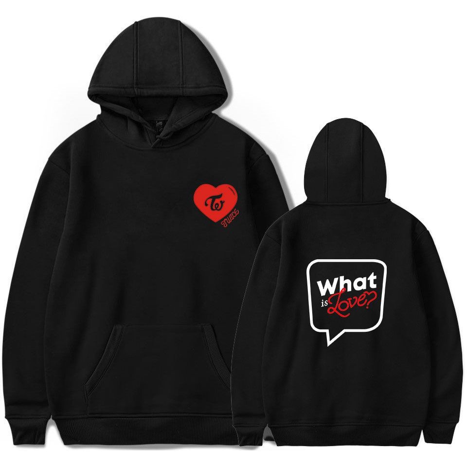 SALE- Áo hoodie TWICE What Is Love - mâu HOT