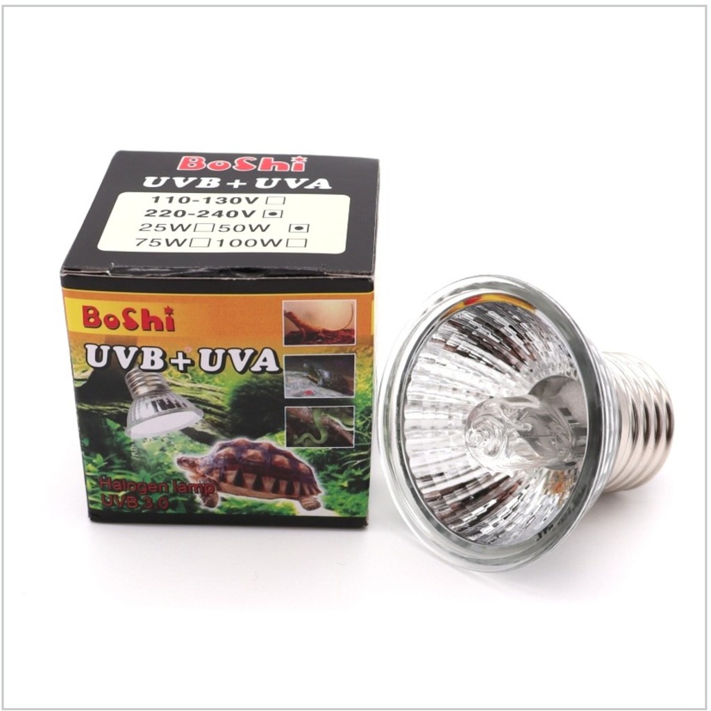 Đèn sưởi và kẹp đèn ngắn cho rùa và bò sát, tia UVA + UVB kẹp ngắn có thể điều chỉnh linh hoạt