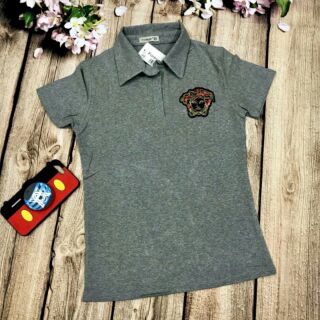 Áo thun cổ bẻ nữ