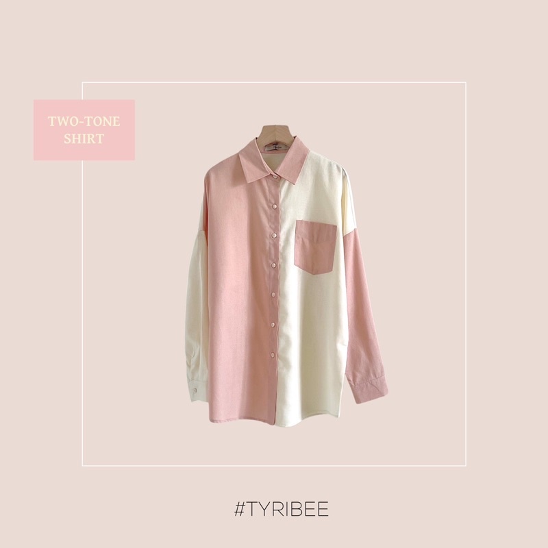 Áo sơ mi phối màu