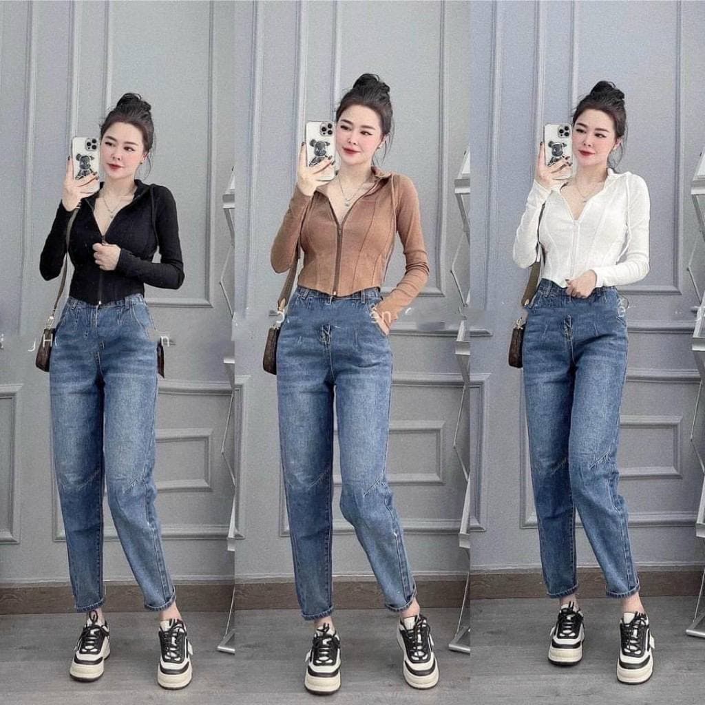 Áo len khóa kéo có mũ chất tăm nhung mềm co giãn - áo thu đông nữ