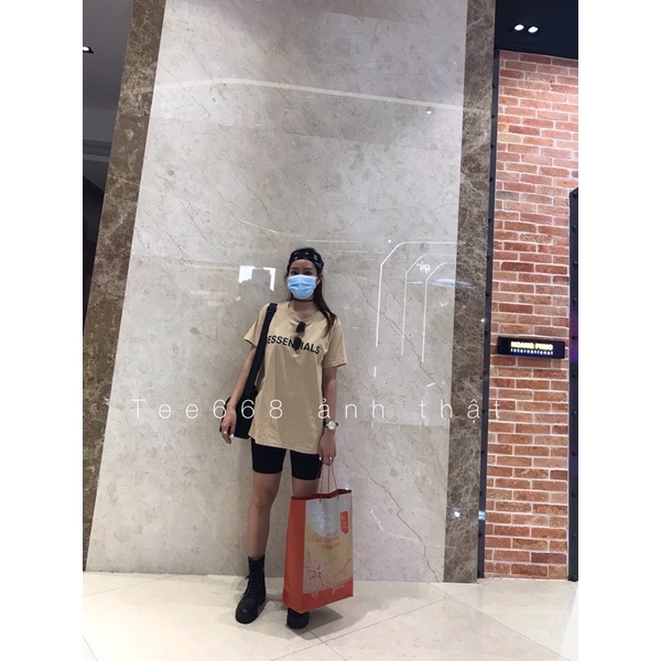Áo thun essentials hot trend, full tag mác túi zip M50