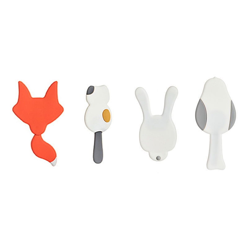 Móc Dán Tường Tự Dính Hình Động Vật Dễ Thương Chống Nước Dùng Treo Chìa Khóa / Quần Áo / Điện Thoại