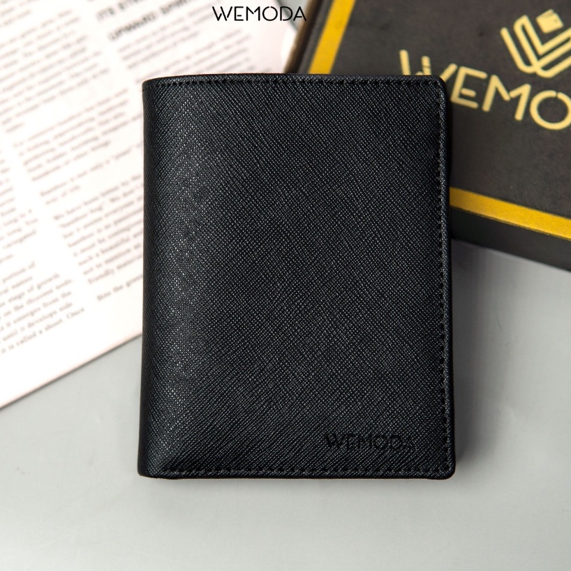 Ví Da Bò WEMODA hàng cao cấp vân xước bảo hành 24 tháng