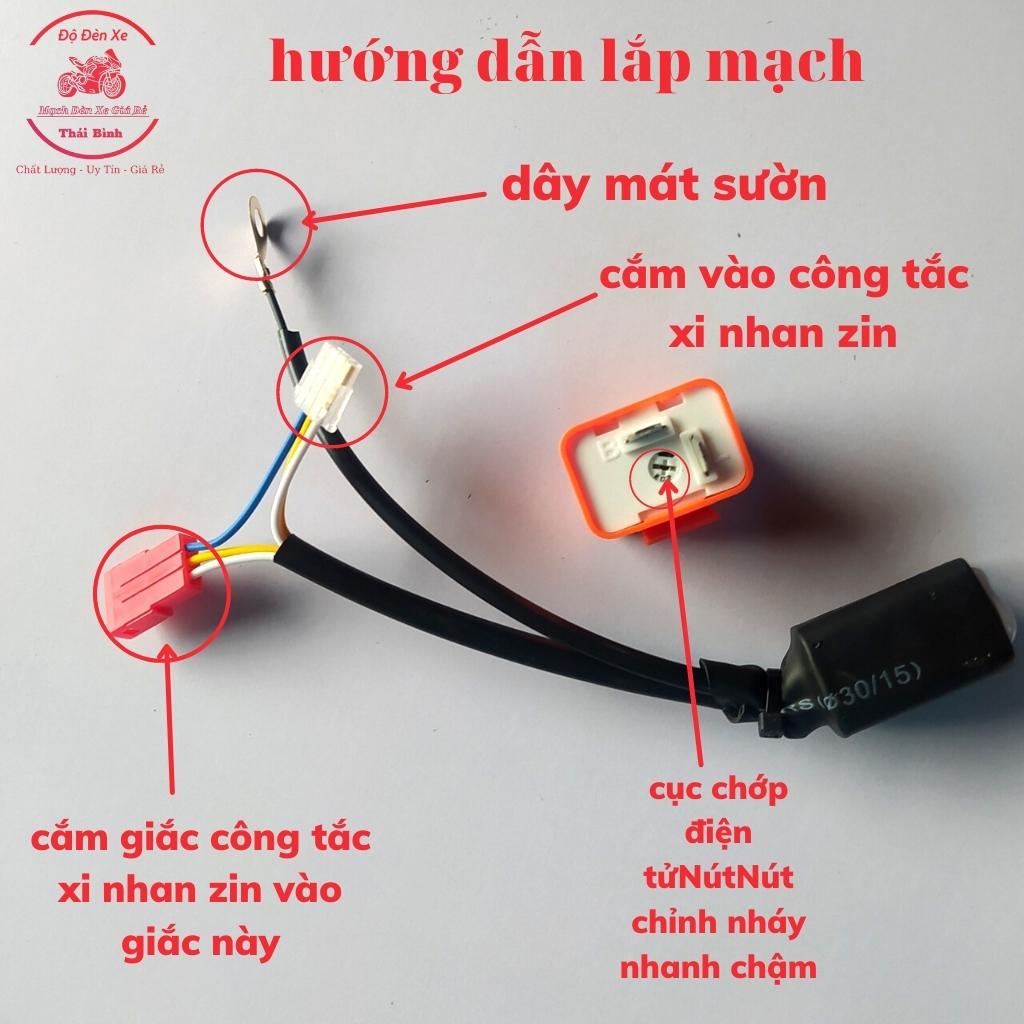 Mạch hazard winner wave ab vison lead, Mạch ưu tiên các dòng honda lắp trên công tắc zin kèm cục chớp điện tử
