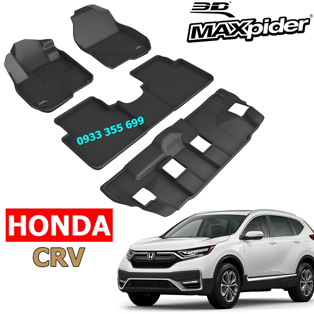 Thảm Lót Sàn HONDA CRV chính hãng 3D MAXpider KAGU