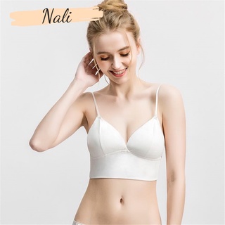 Áo ngực hở lưng khoét sâu chữ U chất su lụa cao cấp không gọng - bra đi chơi, đi biển NL172