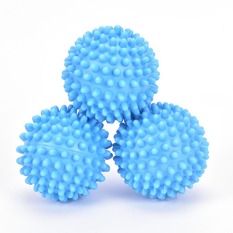 Set 4 bóng sấy màu xanh dương dùng nhiều lần cho quần áo