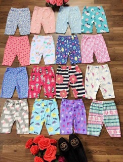 Quần legging ngố bé gái