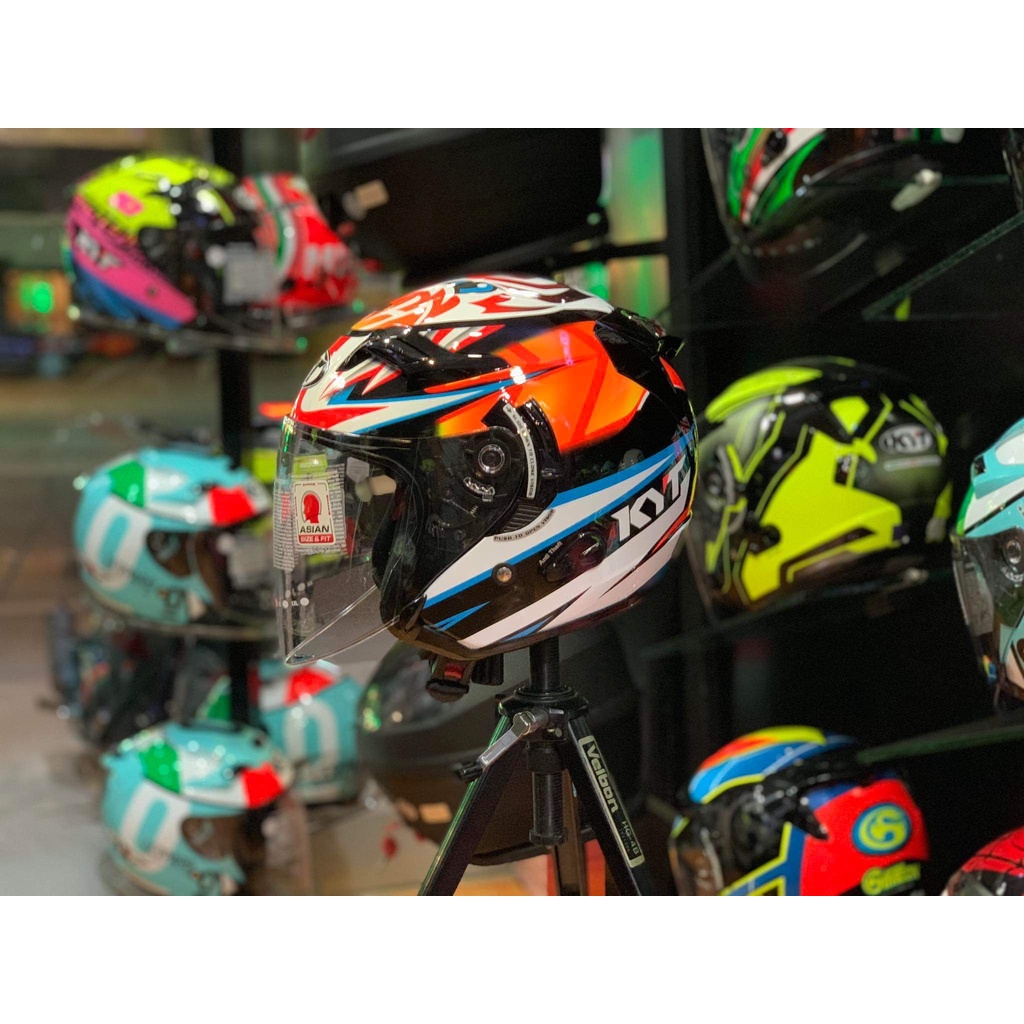 [Mtshop]Nón KYT 3/4 Basani (con Hổ) chính hãng KYT, openface helmet KYT.