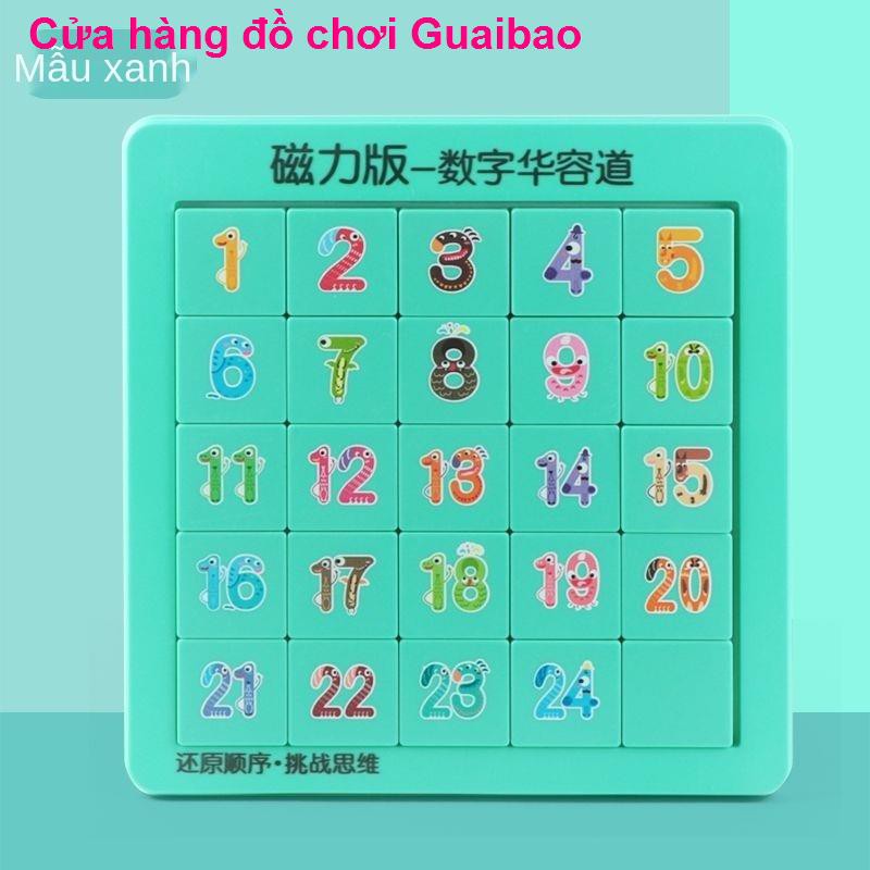 dépđồ chơi phát triển trí tuệ có năng suất não mạnh mẽ nhất kỹ thuật số Huarongdao xếp hình trẻ em câu đố trượt ch