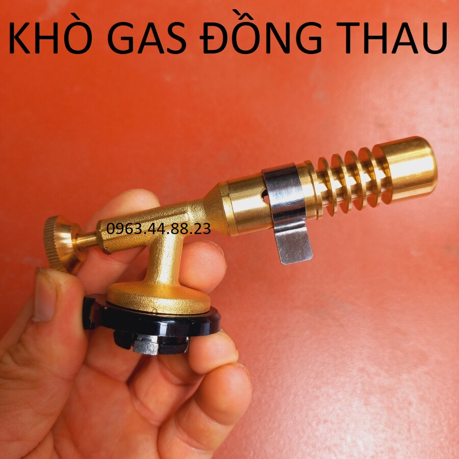 Đèn Khò Ga Mini Cầm Tay Đồng Nguyên Chất 100% [ khò ga đồng thau ]