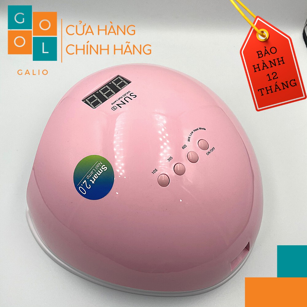 Máy hơ gel nail Sun 5 TEM XANH MÀU HỒNG -UV/LED 48W