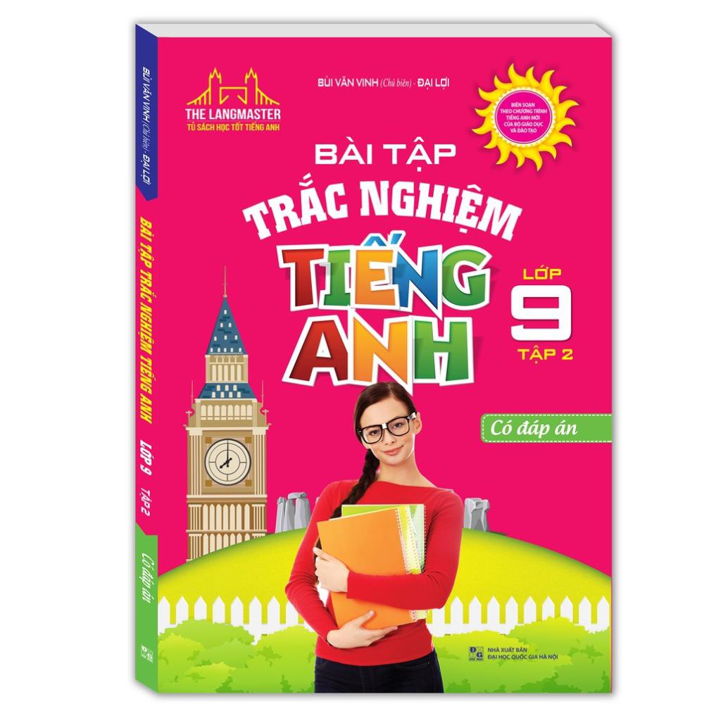 Sách - Bài tập trắc nghiệm tiếng Anh lớp 9 tập 2 - Có đáp án