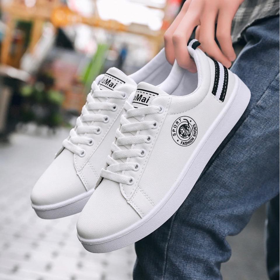 Giày Nam Thể Thao Nam Cao Cấp Hot Trend SPOST Giầy Trắng Cao Cổ Sneaker Nam Nữ Mã KĐCT - Hàng Loại 1