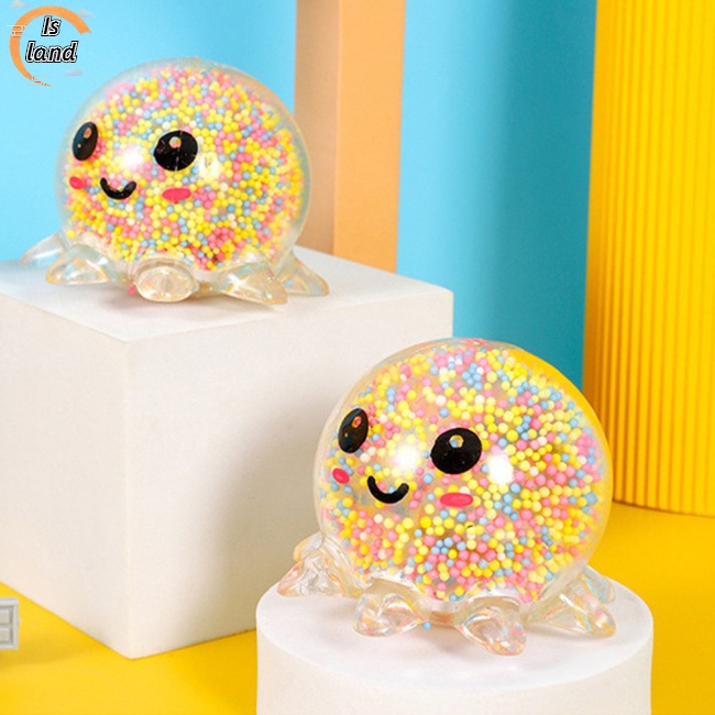 Đồ Chơi Nắn Bóp Đàn Hồi Giảm Stress Hình Bạch Tuộc