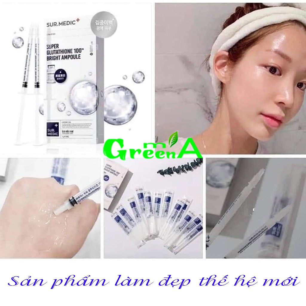 Tinh Chất Truyền Trắng Sur. Medic+ [1 ỐNG] Super Glutathione 100 Bright Ampoule Serum Dưỡng Trắng [CHÍNH HÃNG NHẬP KHẨU] | BigBuy360 - bigbuy360.vn