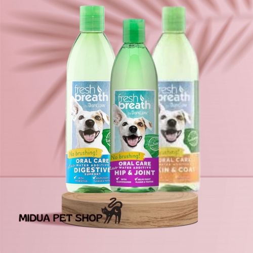 Nước vệ sinh răng miệng cho chó Tropiclean
