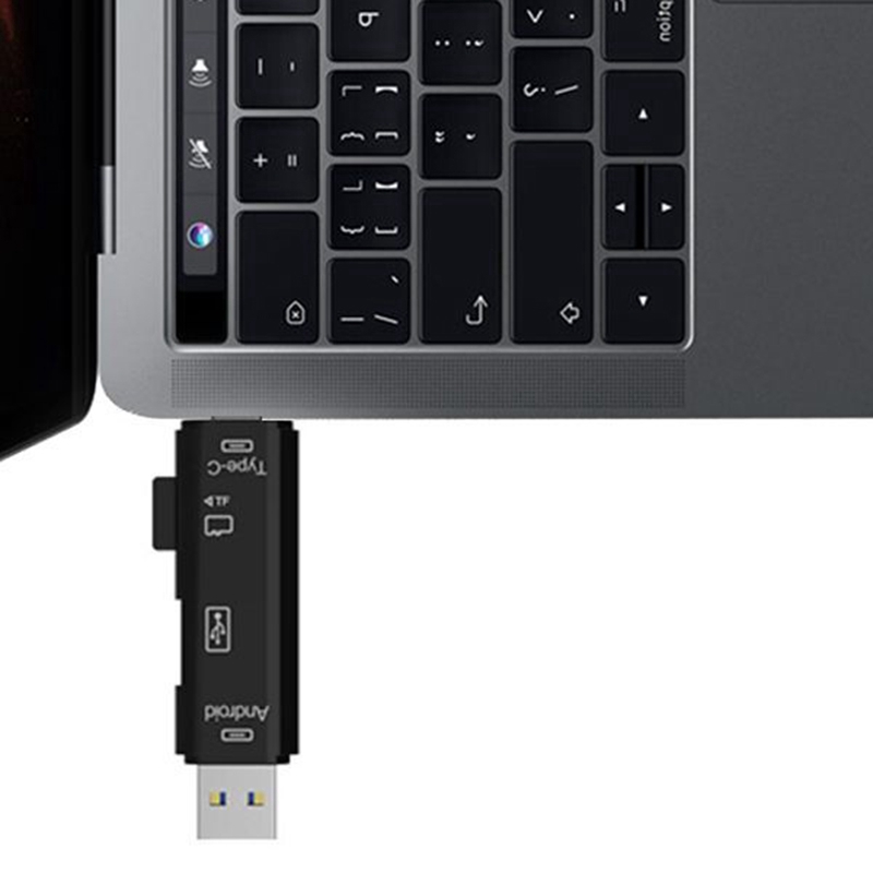 Đầu đọc thẻ nhớ 5 trong 1 OTG USB 3.0 loại C / USB / Micro USB SD TF tiện dụng