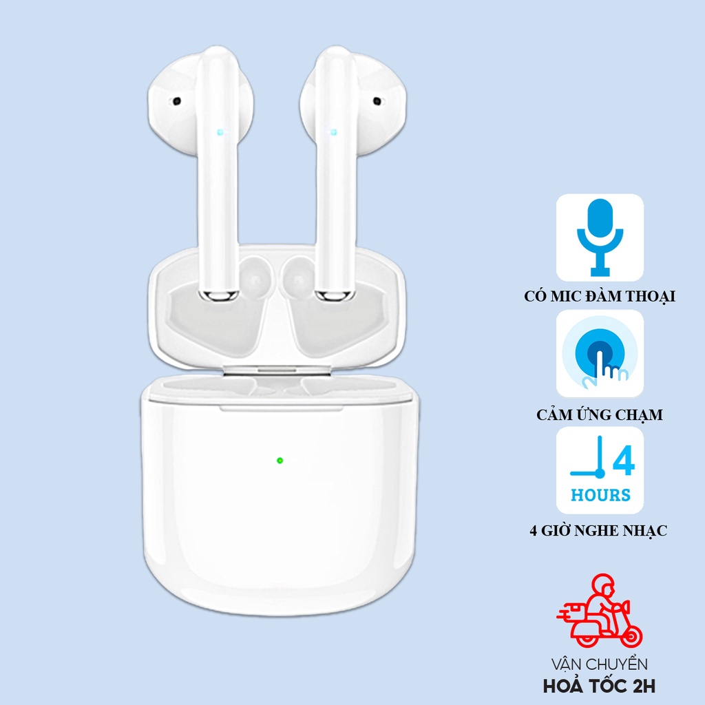 Tai nghe bluetooth không dây Hoco EW19 nghe nhạc 4 giờ, hỗ trợ đổi tên cảm ứng chạm, có mic đàm thoại rảnh tay