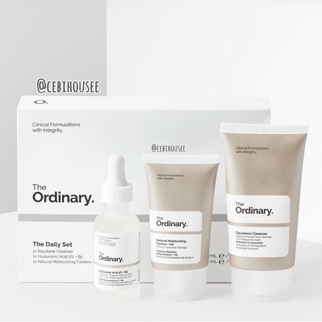 Bộ dưỡng da The Ordinary The Daily Set + phí