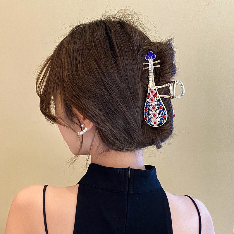 Kẹp Tóc Hình Hoa Pipa Phong Cách Cổ Điển Thời Trang Mới