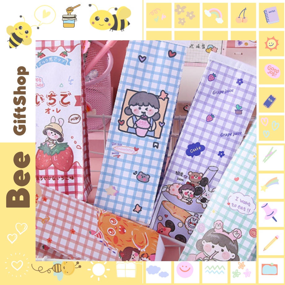 Hộp bút hình hộp sữa đáng yêu (Tặng kèm 1 bút siêu cute ngẫu nhiên)
