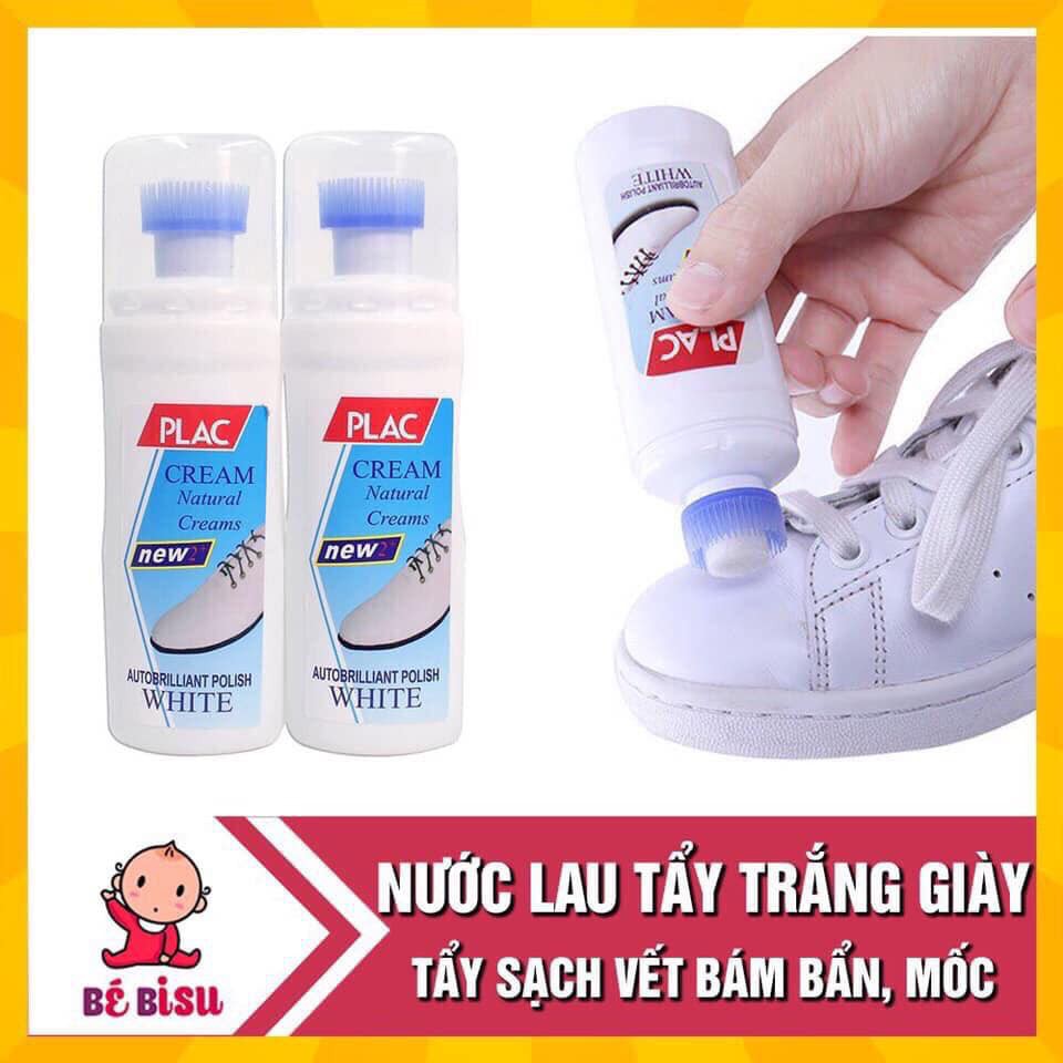 Chai Vệ Sinh Giày Plac Có Đầu Cọ Dùng Để Tẩy Ố Cho Giày Hoặc Túi Xách