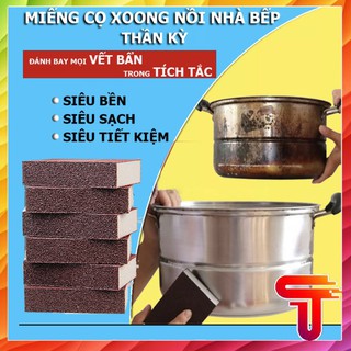 [DÙNG LÀ THÍCH] Miếng xốp cọ xoong nồi thần thánh siêu sạch T3B1