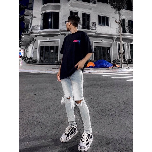 Áo thun Unisex Daygers Signature - Áo phông nam nữ cotton 2 chiều dày dặn - Áo local brand chính hãng