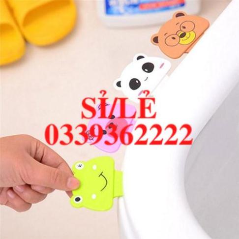 [ COCOLOVE ] Set 4 miếng nhấc nắp bồn cầu vệ sinh  HAIANHSHOP