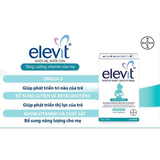 Elevit sau sinh của Úc - Elevit breastfeeding 60 viên