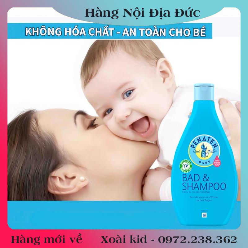 [auth] Sữa tắm gội chống cảm Penaten 400ml Đức cho bé từ sơ sinh [ Mẫu mới nhất đủ bill] [Hot]